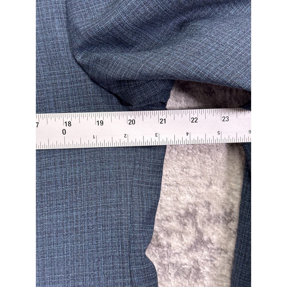 John Varvatos Signature Tailored Suit 42 R Mens Bleeker Blue Italian Wool - Picture 6 of 15
